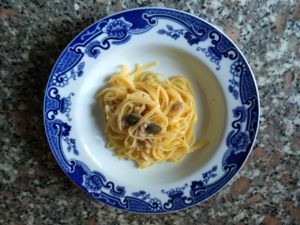 Tagliolini tonno e limone