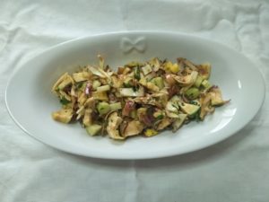 Insalata di carciofi crudi