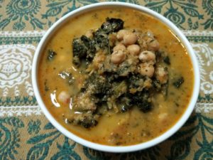 Zuppa di ceci e cavolo nero