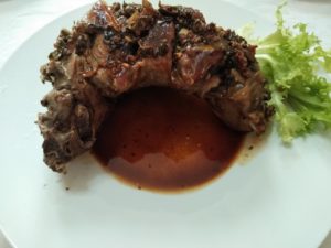 Coscia di agnello alla menta