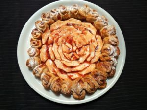 Crostata con roselline