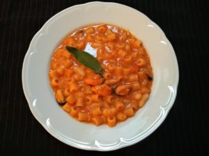 Pasta fagioli e muscoli.