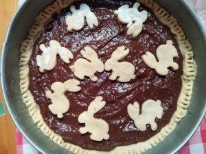 Crostata con i coniglietti