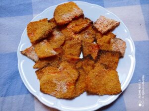 Zucca croccante al forno