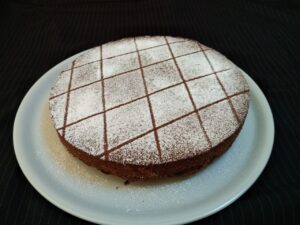 Torta ripiena di ricotta.