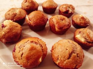 Muffin al lampone