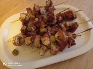 Spiedini di pollo