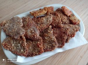 Cotolette di carpaccio alle mandorle