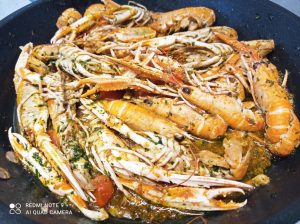 Penne agli scampi dello chef